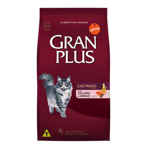 Gran Plus Gato Adulto Castrado Salmon y Arroz 10kg, , large image number null