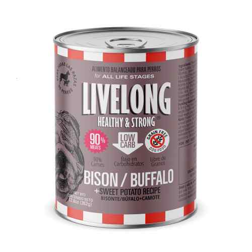 Livelong Dog Bisonte + Camote 362 Gr, , large image number null