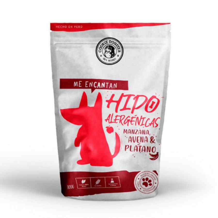 Liqui Vencimiento Corto Cookie Dogster Hipoalergénicas Manzana, Plátano y Avena 100gr