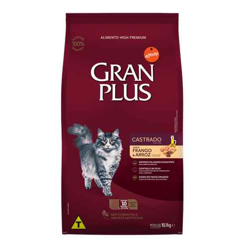 Gran Plus Gato Adulto Castrado Pollo y Arroz Multibolsas 10kg, , large image number null