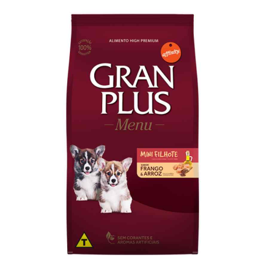 Gran Plus Menu Cachorro Perro Pequeño Mini Pollo Y Arroz 1kg