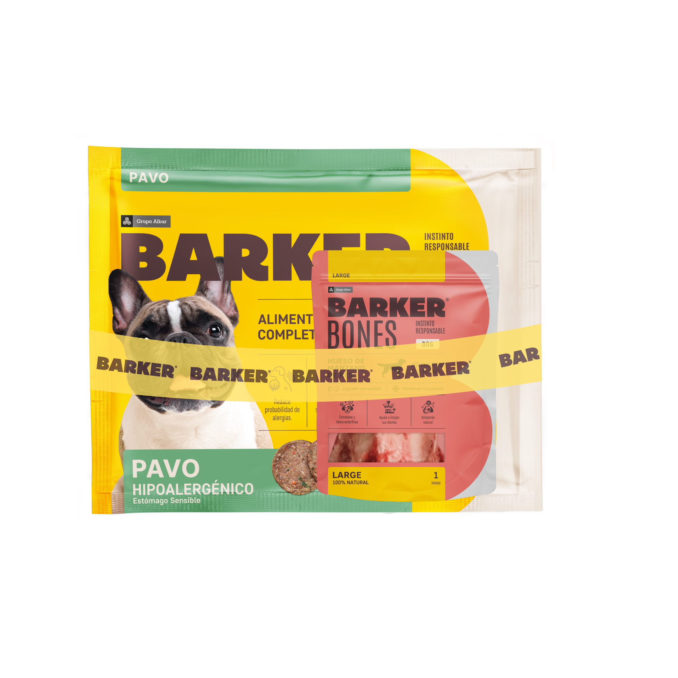 Barker Pavo (1kg) 20 Hamburguesas, , large image number null