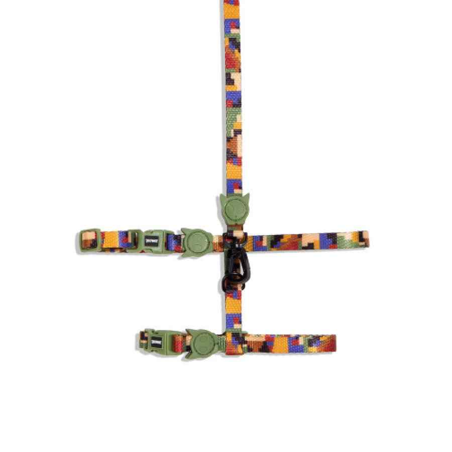 Zeecat Pixel Harness + Leash Set