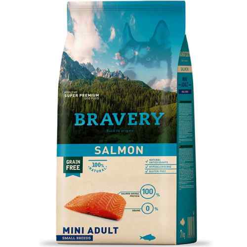 Bravery Salmón Mini Adult Small Breeds Alimento Seco Perro