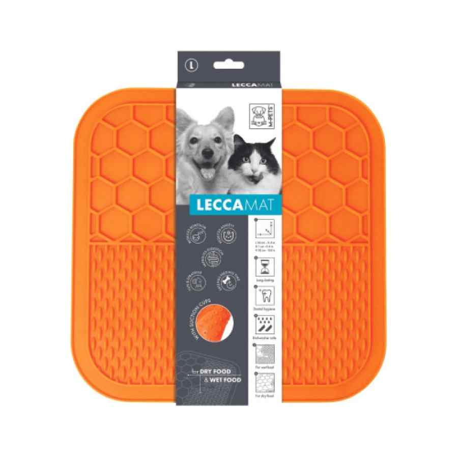 Plato interactivo lecca mat naranja Anti Ansiedad