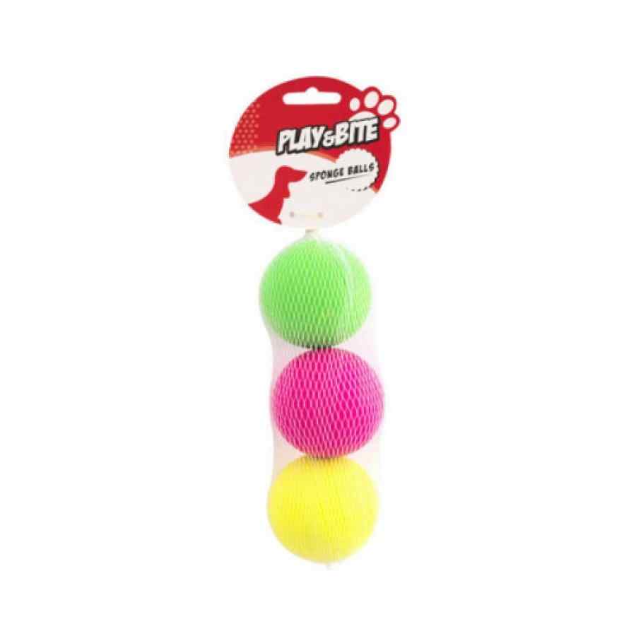 Play&Bite 3 Sponge Neon Balls