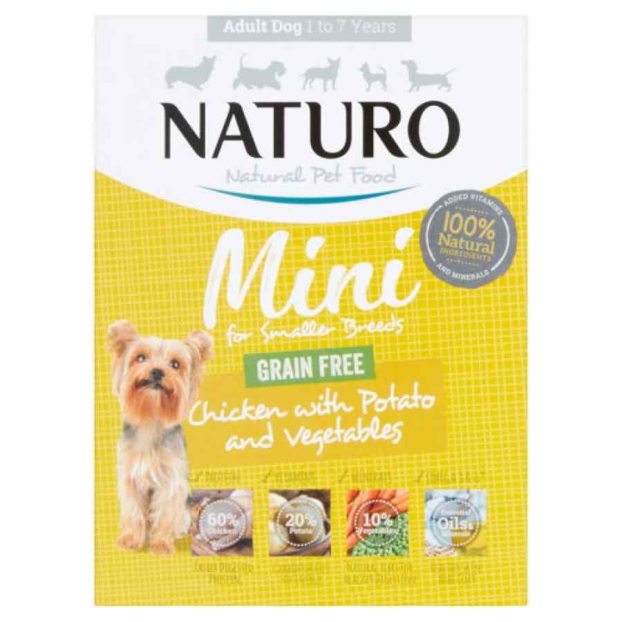 Naturo Mini Pollo, Papa Y Vegetales Libre De Granos Para Perro Adulto 150gr