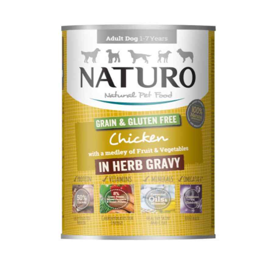 Naturo Pollo Con Frutas Y Vegetales Libre De Gluten Y Granos Para Perro Adulto 390gr, , large image number null