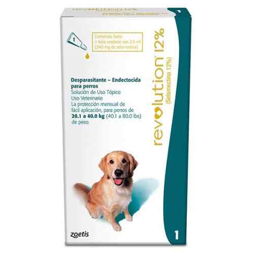 Revolution Antipulgas 12% / 2ml (20.1 40kg) (1 Unidad)