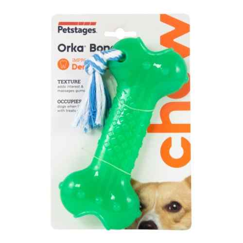 Petstage Orka Bone Pet Spclty Grn LG