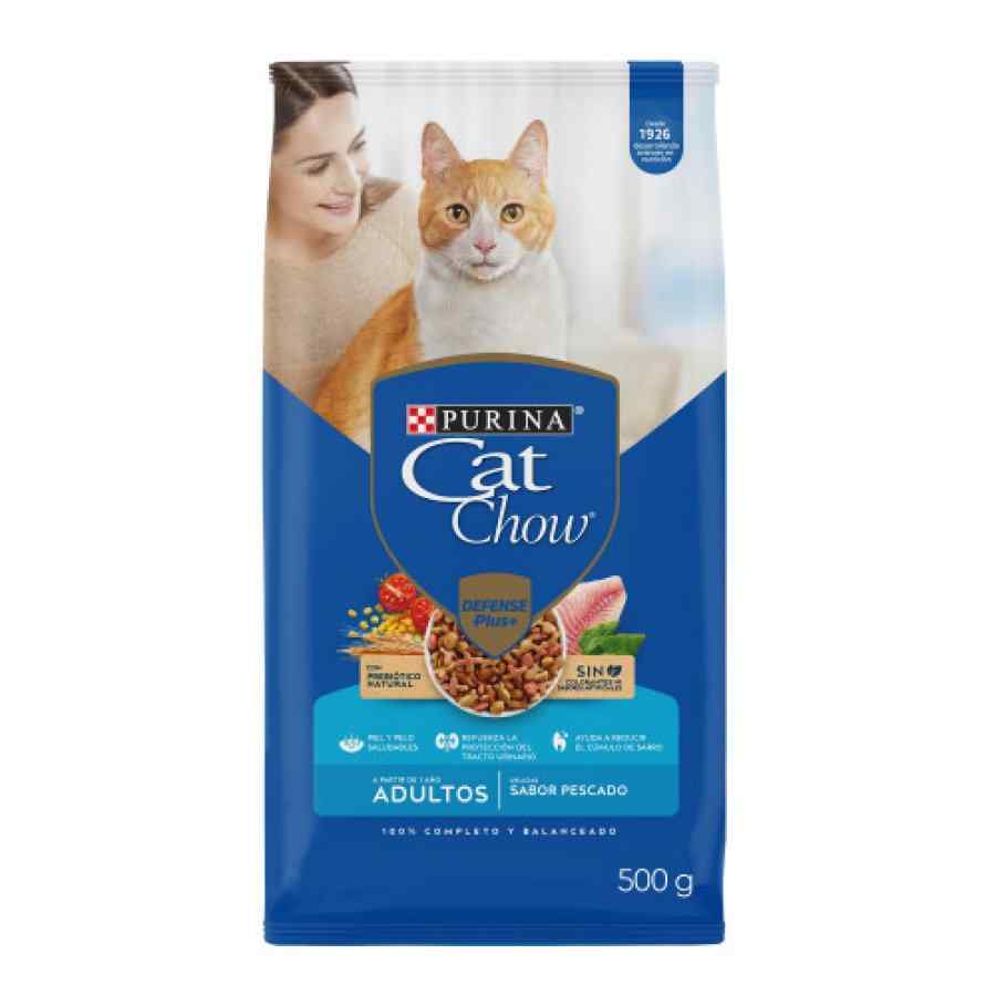 Cat Chow Adultos Pescado 500 g, , large image number null