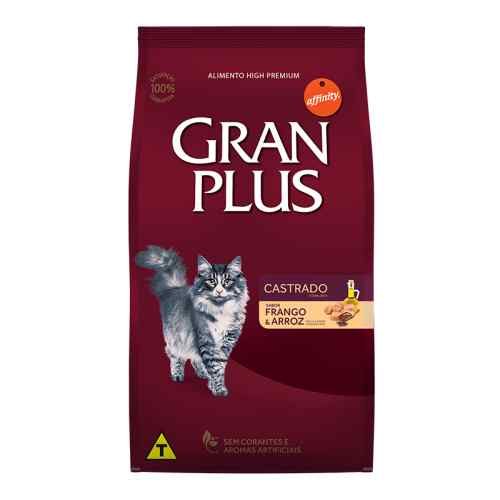 Gran Plus Gato Adulto Castrado Pollo y Arroz 3kg