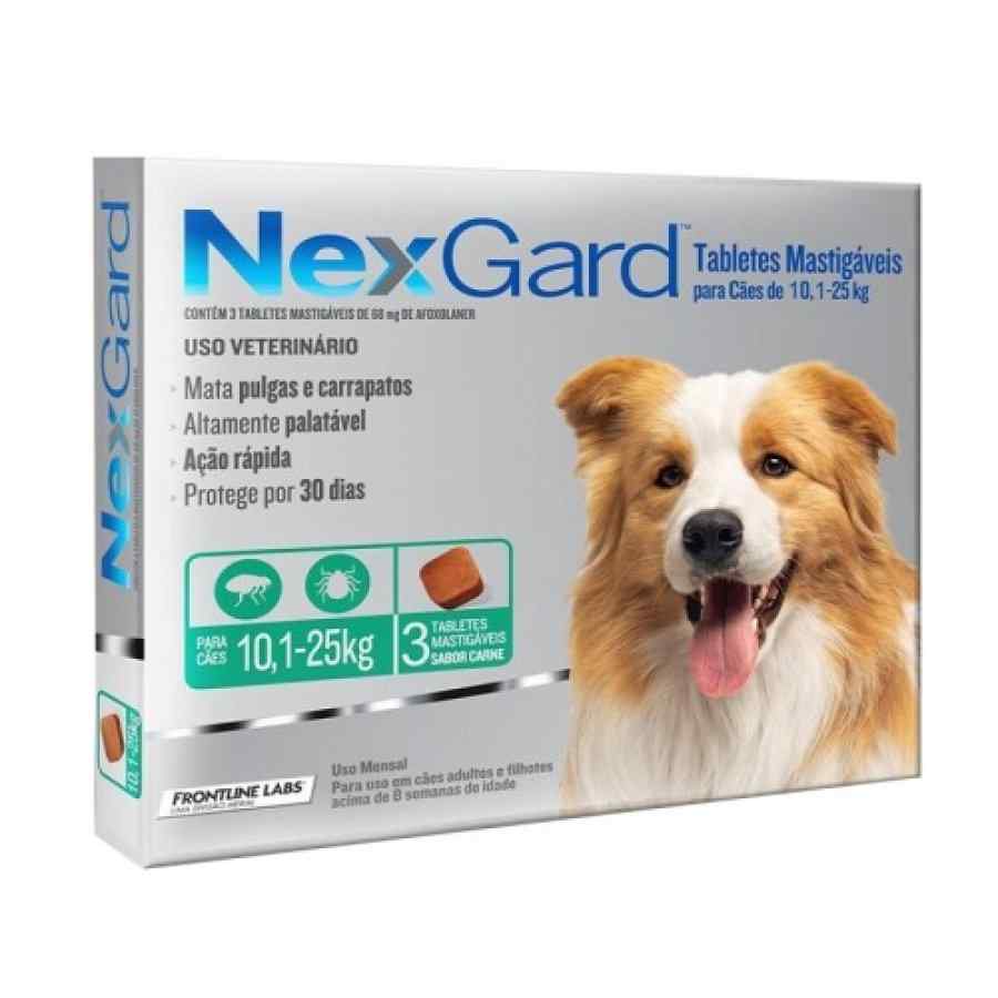 Nexgard 68mg (10.1 a 25kg) 3 tabletas, , large image number null