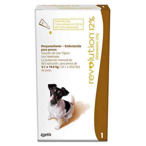 Revolution Antipulgas 12% / 0.50ml (5.1 10kg) (1 Unidad), , large image number null