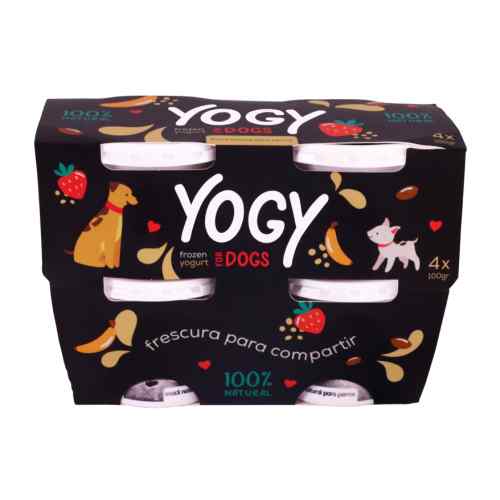 4Pack Yogy Fresas y Plátano (4x100 g)