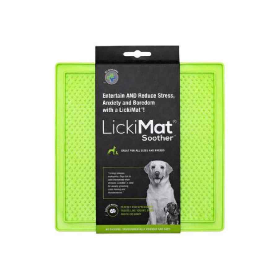 Lickimat Soother Green Dog Plato Anti Ansiedad