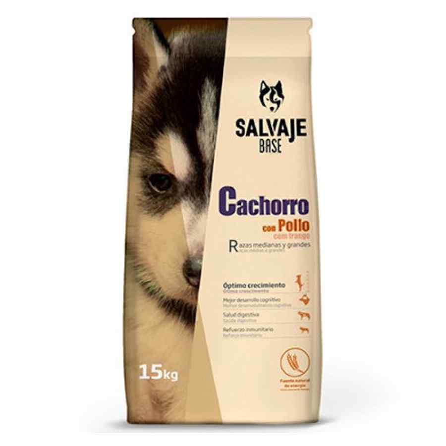 Salvaje Cachorro Con Pollo 15Kg, , large image number null