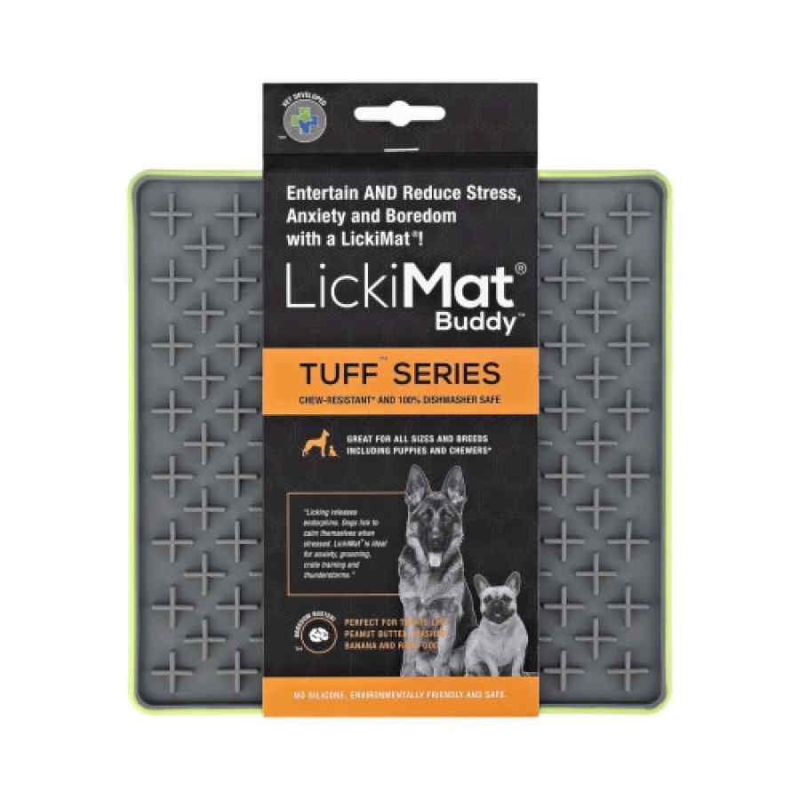 Lickimat Tuff Buddy Green Dog Plato Anti Ansiedad