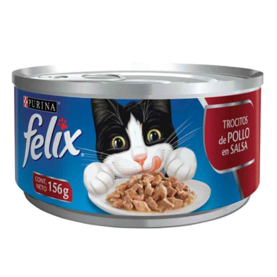 Felix Meaty Bits Trocitos de Pollo 156 g, , large image number null