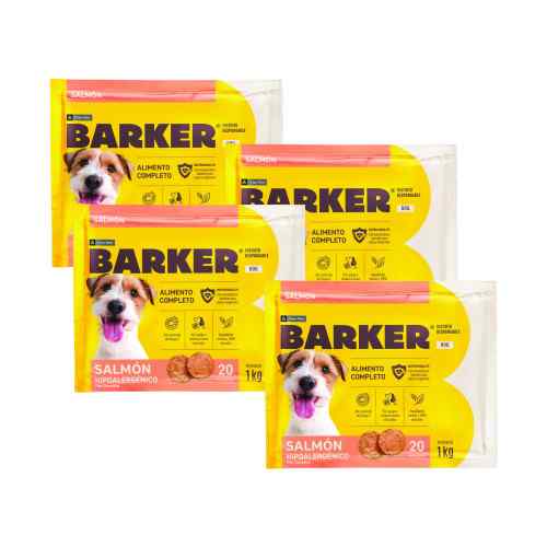 Combo Barker Hamburguesas de Salmón 20 unids. 1kg x 4, , large image number null