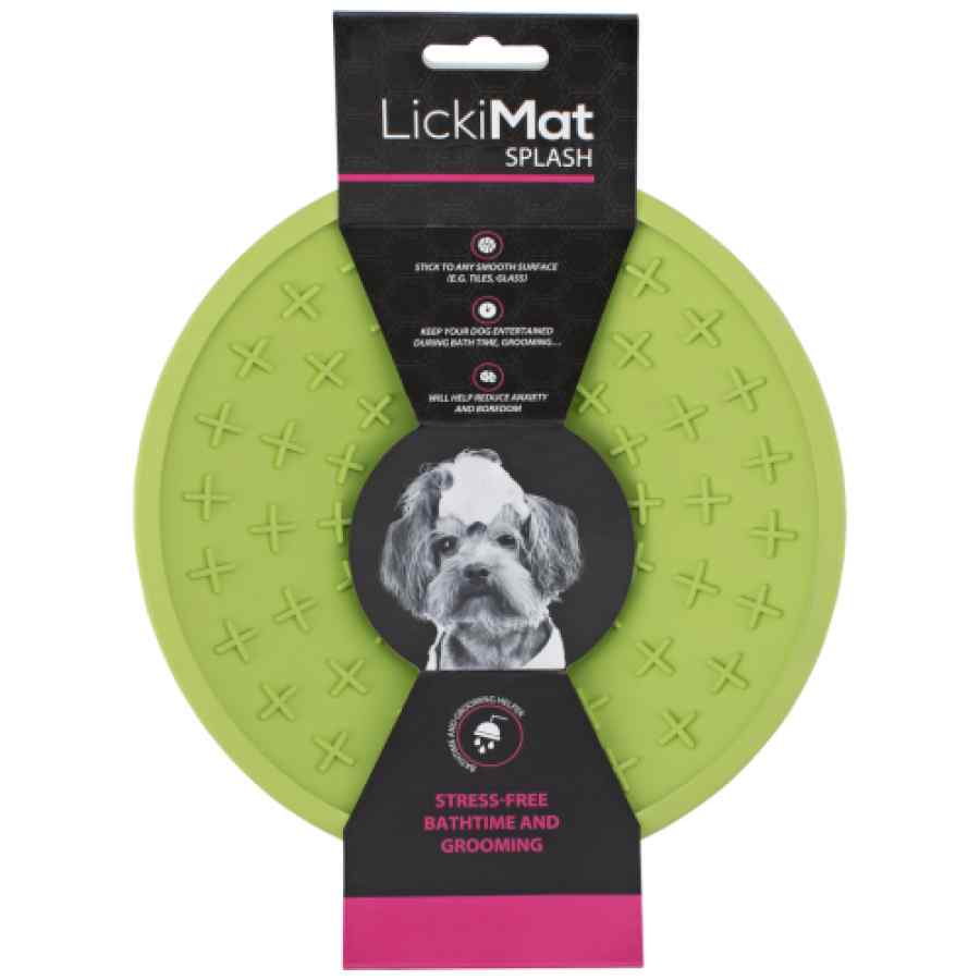 Lickimat Splash Green Plato Anti Ansiedad, , large image number null